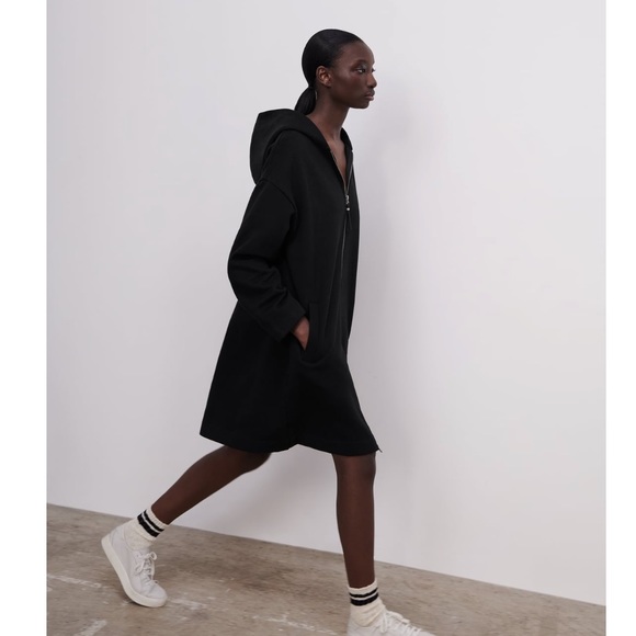 Zara hooded plush coat - Picture 2 of 5